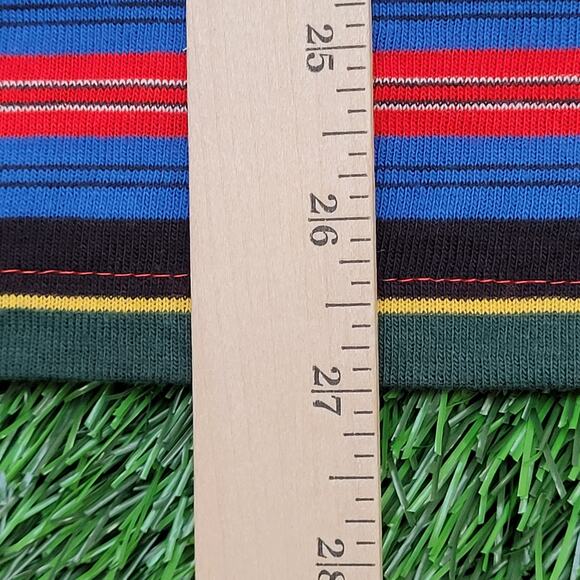 Vintage Puritan Stripes Polo Shirt Womens M/L 18x27 ENRO - Picture 4 of 12